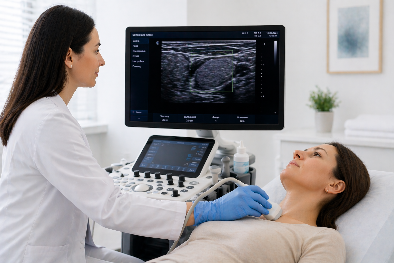 Ехография на щитовидна жлеза в SonoCare Благоевград